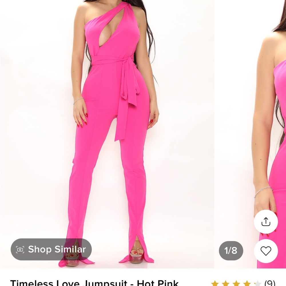 Hot Pink Jumsuit